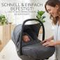 Preview: BAMBINIWELT Fußabdeckung für Babyschale Maxi-Cosi CabrioFix Wolle